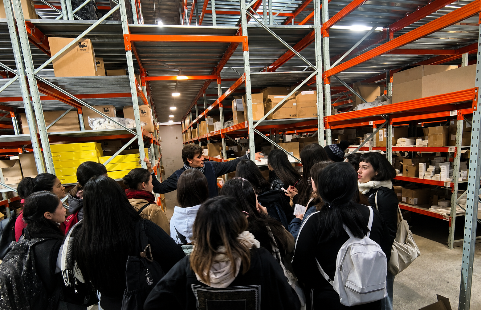 Recorrida en la empresa de logística DAC.